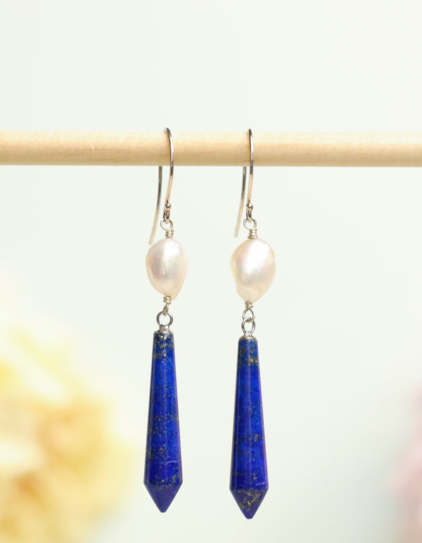 Lapis Love Earrings
